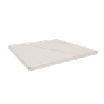 Molded Compression Table Top in Marble White, Indoor Use