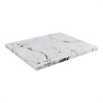 Indoor Marble White Resin Table Top with Dark Veining
