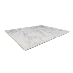 7/8" Sintered Stone Table Top in White Marble Color ST-14