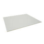 7/8" Sintered Stone Table Top in Solid White Color