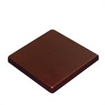 Solid Oak Wood Table Top, Dark Mahogany